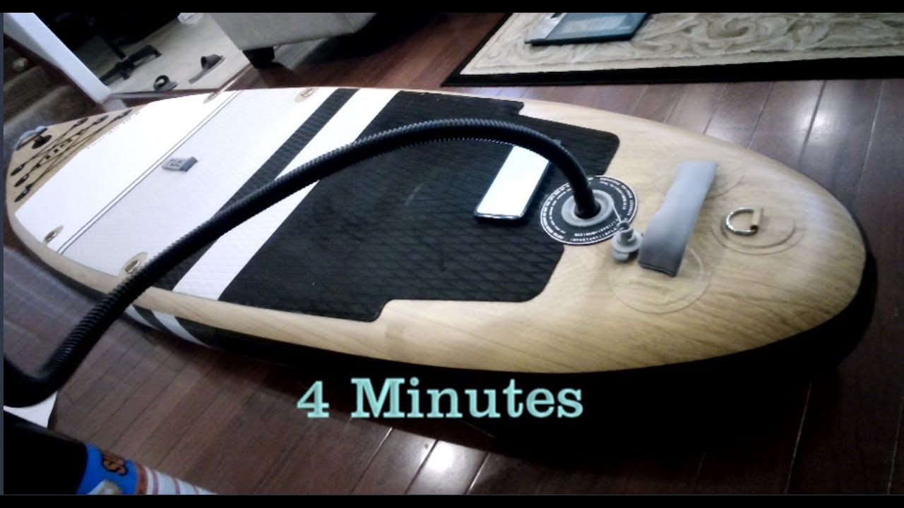 TUSY Stand Up Paddle Board "SUP" Unboxing and Setup - How long does it take to pump a SUP?