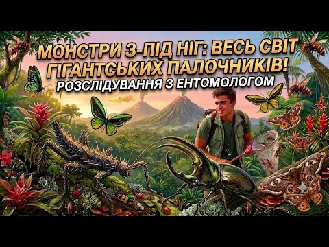 Ентомологія. Монстри з-під ніг: весь світ гігантських палочників. Розслідування з ентомологом Част-3