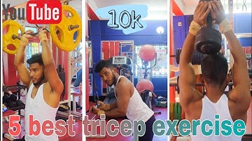 5 Best Tricep Exercises For Bigger Arms (DON