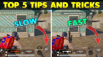 TOP 5 TIPS AND TRICKS in PUBG MOBILE/BGMI Compilation (Ultimate Noob To Pro Guide/Tutorial)