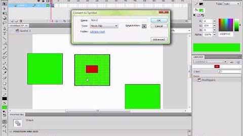Flash CS4 Tutorial - Dragging And Dropping