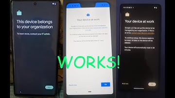 [ANDROID 14] Your device at work. HOW TO Remove retail demo mode on Google Pixel 6a without PC