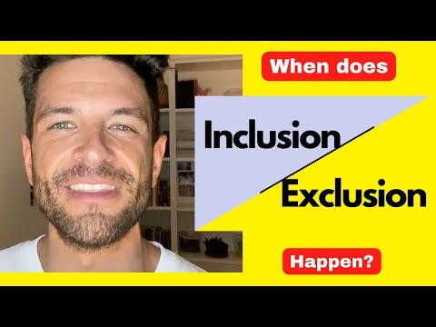 When does Inclusion or Exclusion Happen?