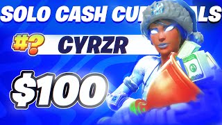 How I Won $100 in Solo Victory Cash Cup Finals 🏆💸