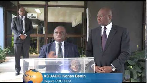 Audience:Le Dput kouakou KONAN Bertin reu par Hame...