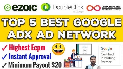 Top 5 Best Google Adx Ad Network | Best Adsense Alternative | Google Publisher Partner | Google Adx