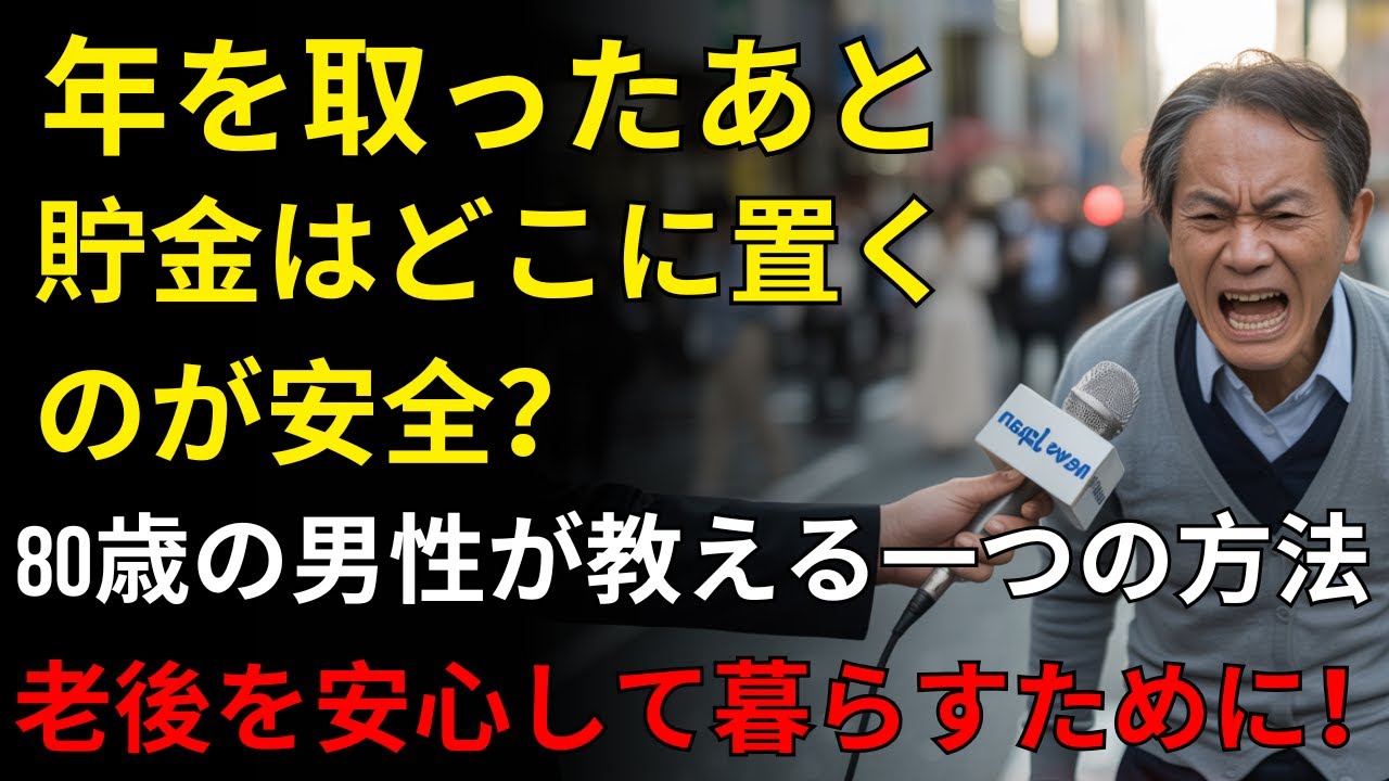 老後、貯金はどこに置くのが一番安全？ 80歳の男性が教えてくれた「後悔しないお金の守り方」──すべての高齢者に知ってほしい人生の知恵 | 人生の教訓