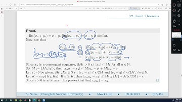 3.2. Limit theorems (1)