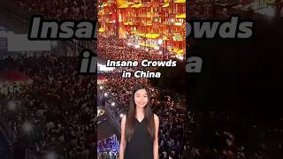 Insane Crowds in China 🤯 #travel #chinatravel #funny #vacation #traveltips #beijing #shanghai