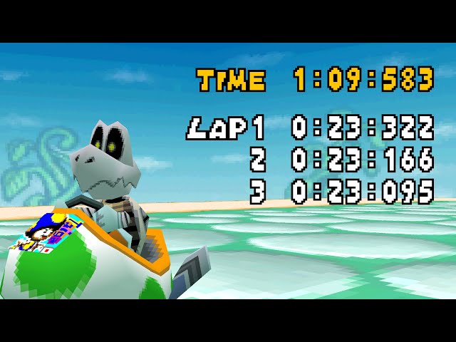 Mario Kart DS - GBA Sky Garden [100cc] 1:09.583 World Record