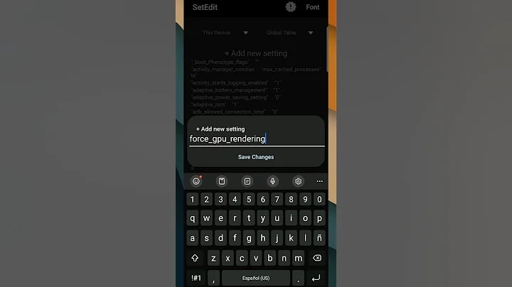 Enable Smooth GPU Rendering: Boost Android Performance #setedit  #android #boostperformance #fixlag