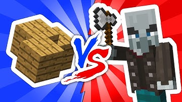 Minecraft: Defeat a VINDICATOR with only WOOD!
