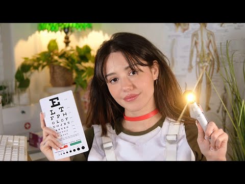ASMR Cranial Nerve Exam Slow Caring Medical Check Soft Spoken Whispered 