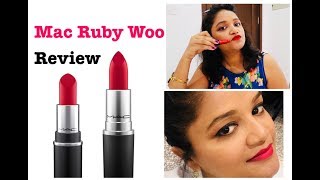 Mac Lipstick Honest Review [ In Hindi ] || Mac Rubywoo || Indian youtuber Shilpi