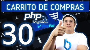 30- Carrito de compras con php, mysql, paypal y bootstrap (Desplegar vendidos)