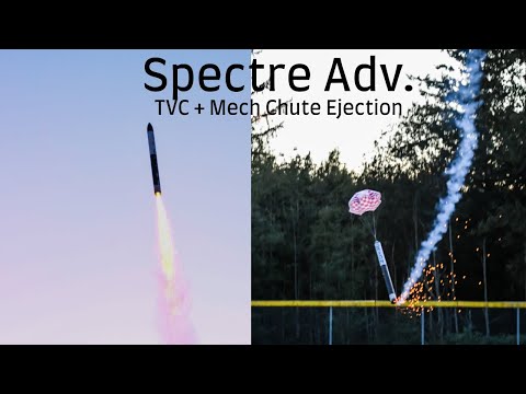 Model Rocket Thrust Vector Control | Succesful launch of Spectre Adv.