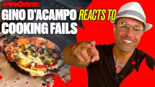 Gino D'Acampo Reacts To Cooking FAILS | Pros React | @LADbible