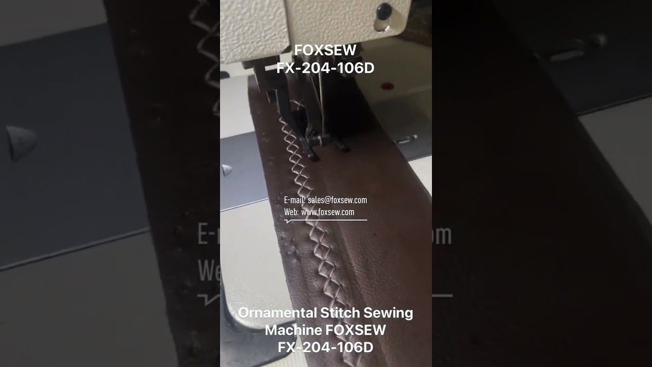 Ornamental Stitch Sewing Machine for Leather Upholstery