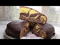 Торт  "Зебра" (пирог) 👍с глазурью 👍  Подробный рецепт