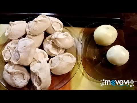 Манты на сковородке😋 вкуснятина👍