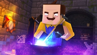 THE MAGIC NEIGHBOR! Minecraft HELLO NEIGHBOR ROLEPLAY! (Minecraft Roleplay)