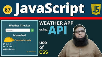 How to Make a Weather App in JavaScript (Hindi/Urdu) | JavaScript Projects for Beginners | Class 67.