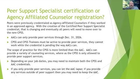 Certified Peer Support Specialists in Washington State