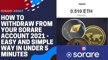 How to WITHDRAW from your Sorare account 2021 - EASY and simple way in under 5 minutes!