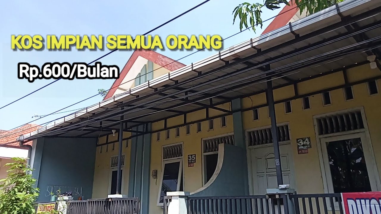 KOST KOSAN MURAH, LOW BUDGET INCARAN SEMUA ORANG