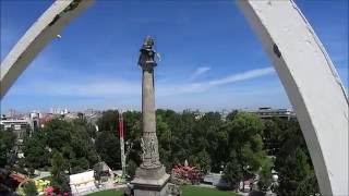Roda gigante na Rotunda da Boavista -- Vistas fantásticas sobre a cidade do PORTO --