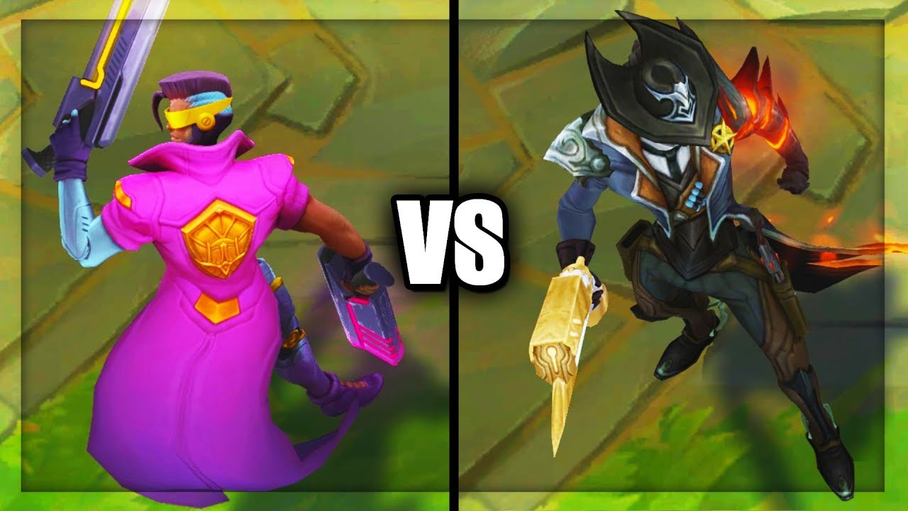 Demacia Vice Lucian Vs High Noon Lucian Legendary Vs Epic Skins Comparison League Of Legends Youtube