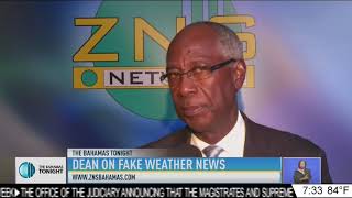 METEOROLOGIST ON FAKE WEATHER NEWS