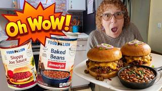 Reviewing Food Lion Baked Beans & Sloppy Joe Sauce Perfection! Lets Cook a Perfect Dinner!
