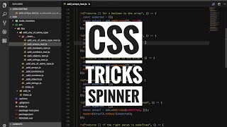 css tricks - spinner