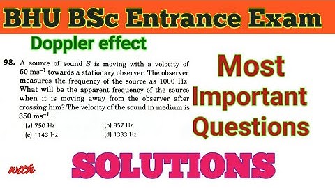 BHU Entrance Exam - 2020 #important questions of physics#