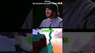 amine fait tout pour l'argent 🤣🤣🤣 #amine #drole #foryou #pourtoi #video #youtube #youtubeshorts #mdr