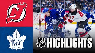 Devils vs. Maple Leafs | NHL Highlights | December 30, 2025
