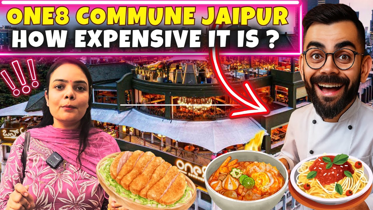 🔥 Virat Kohli’s One8 Comes to Jaipur – Here’s What We Tried! 🍽️ | 🤯 INSANE Food & Vibes! 🎉