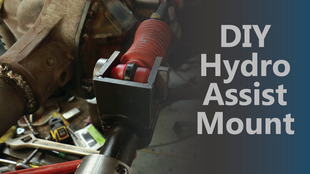 DIY Hydro Assist Mount, Dana 60 front axle build, 610BOB YouTube