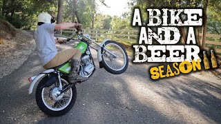 1976 Kawasaki KT250 | A Bike and a Beer Season 2 Ep 4