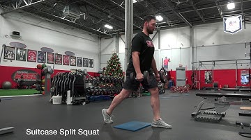 Suitcase Split Squat