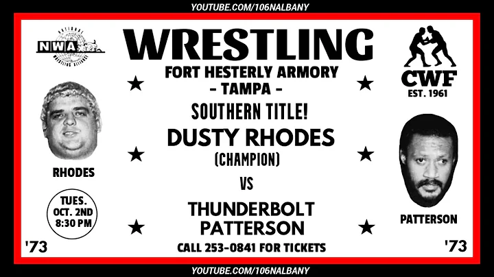 Southern Heavyweight Title Match: Dusty Rhodes (c)...