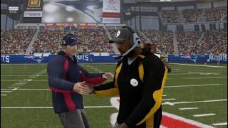 Steelers at Pats the AFC wild card battle Madden NFL 14/25