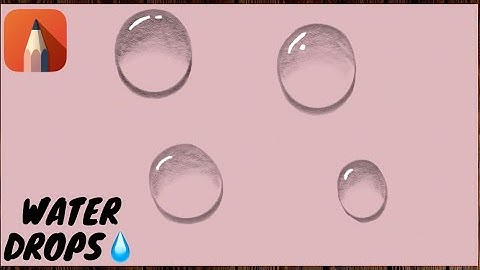Easy!!! Realistic Water Drops - How To Draw in Autodesk Sketchbook #viral #satisfying #art