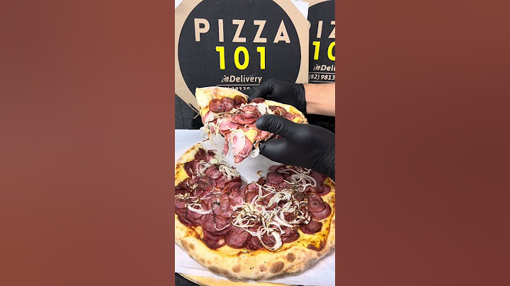 Pizza recheada de verdade