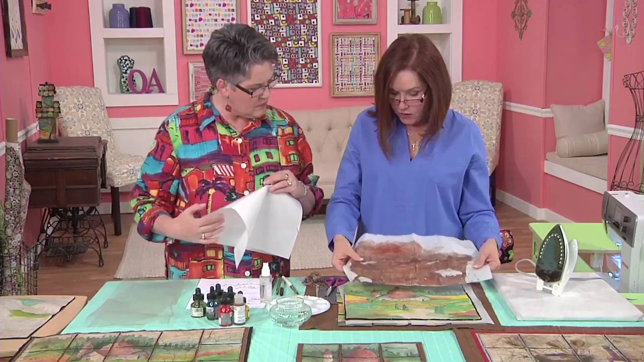 Quilting Arts TV Episode 1702 Paint and Stitch YouTube