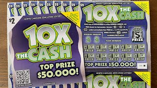 Full Book of NC 10X The Cash Scratch-Offs!💥Part 1💥Will These Tickets Start Strong?🏎️ screenshot 3
