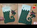 Cómo hacer un calcetín navideño 🧦| Calcetín de elfo 🎄| Patrón gratis!