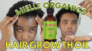 MIELLE ROSEMARY MINT SCALP AND HAIR STRENGTHENING OIL Review | Hair Growth Oil | 4cNaturalHair