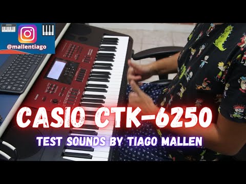 CASIO CTK-6250 ( FACTORY SOUNDS) by  TIAGO MALLEN #casioteclado